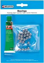 Lagerkulor Weldtite st&aring;l inkl. fett 1/8" 72 st