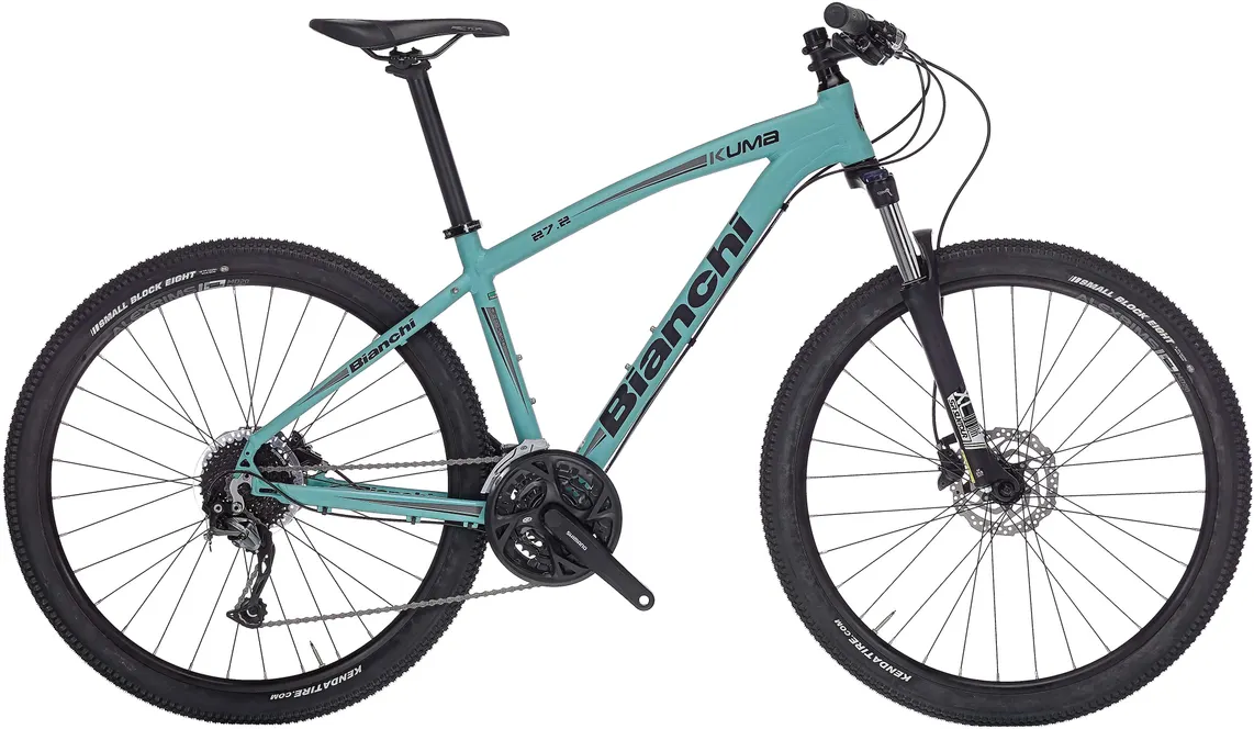 Bianchi Kuma 27.2 Alivio/Altus 3 x 9 matt Celeste - Cross Country 
