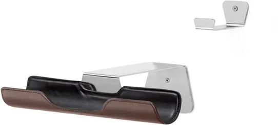 Väggmonterad cykelhållare Elite Arca silver/brun