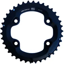 Drev Shimano FC-M6000-2 BG 96 bcd 2 x 10 växlar 38T svart