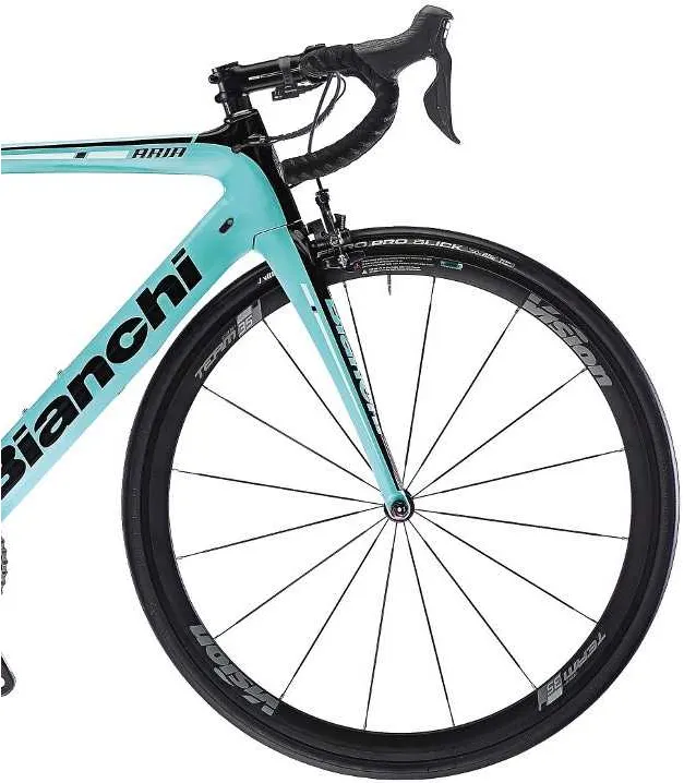 Bianchi Aria Ultegra Di2 celeste/svart - Racer, Gravel & Triathlon