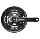 Vevparti Shimano FC-TY501 3 x 6/7/8 växlar 48/38/28T 175 mm svart