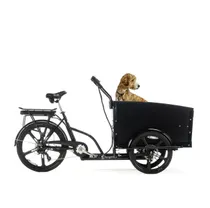 Lådcykel Cargobike Classic Dog Svart