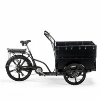 Lådcykel Cargobike Classic Kindergarten Svart