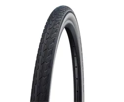Rengas Schwalbe Road Cruiser Green K-Guard 27x1 1/4" (28/32-630) musta/valkoinen