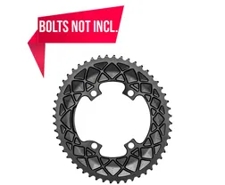 Drev absoluteBlack &Oslash;110 mm BCD 2x10/11-Speed Oval 9100/8000/9000/6800 Alu 48T svart