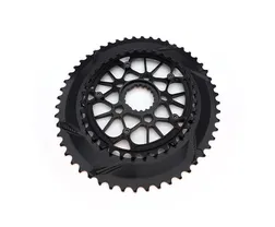 Drev absoluteBlack DM 0 mm Offset 2x11-Speed Oval Cannondale Alu 52/36T svart