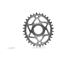 Drev absoluteBlack DM 1x10/11/12-Speed Oval NW BOOST M9000 Alu 28T gr&aring;