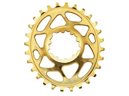 Drev absoluteBlack DM 1x10/11/12-Speed Oval NW BOOST M9000 Alu 30T Gold