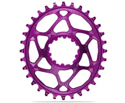 Drev absoluteBlack DM 3 mm Offset 1x10/11/12-Speed Oval NW BOOST SRAM Alu 28T Purple