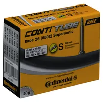 Cykelslang Continental Race Tube Supersonic 20/25-559/571 Racerventil 60 mm