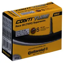 Sis&auml;rengas Continental Race 28 Supersonic 18/25-622 Presta Venttiili 42mm