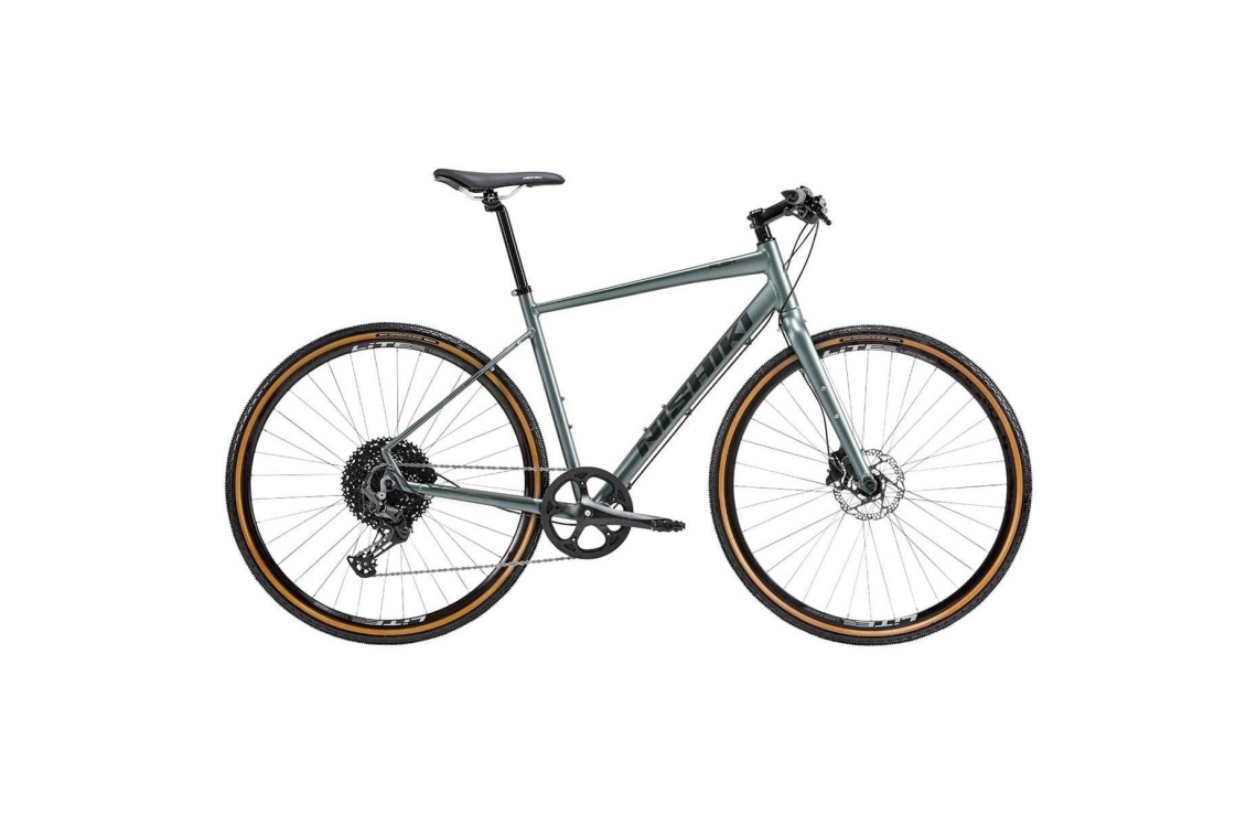 Gravelbike Nishiki Rush gra Gravelbikes Racer Cross Triathlon Cyklar