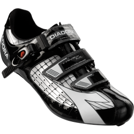 Cykelskor Diadora Trivex Plus R silver svart vit Herrcykelskor Cykelskor Klader Hjalmar Skor