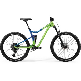 Merida One Forty 400 gron bla Enduro Mountainbikes MTB Cyklar