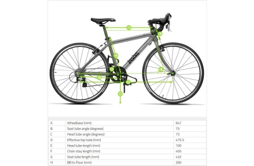 Barncykel Frog Road 70 Team Sky Black 26
