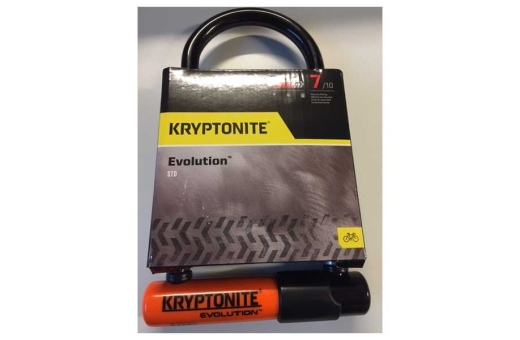 Bygellas Kryptonite Evolution Standard SSF Godkant 10.2 x 22.9 cm svart orange Bygellas Cykellas Cykeltillbehor