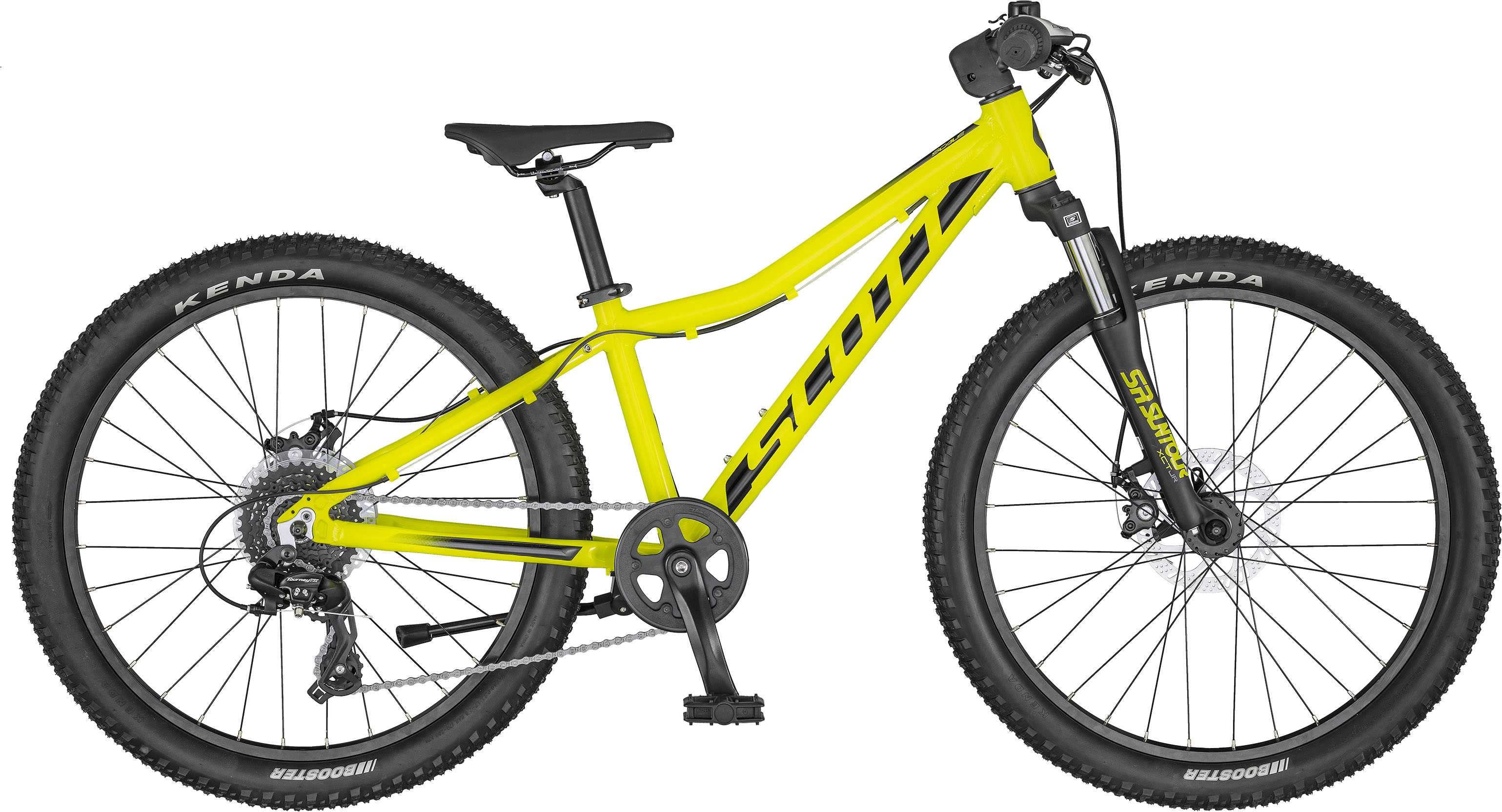 Scott Scale 24 Disc gul svart Scott Cyklar