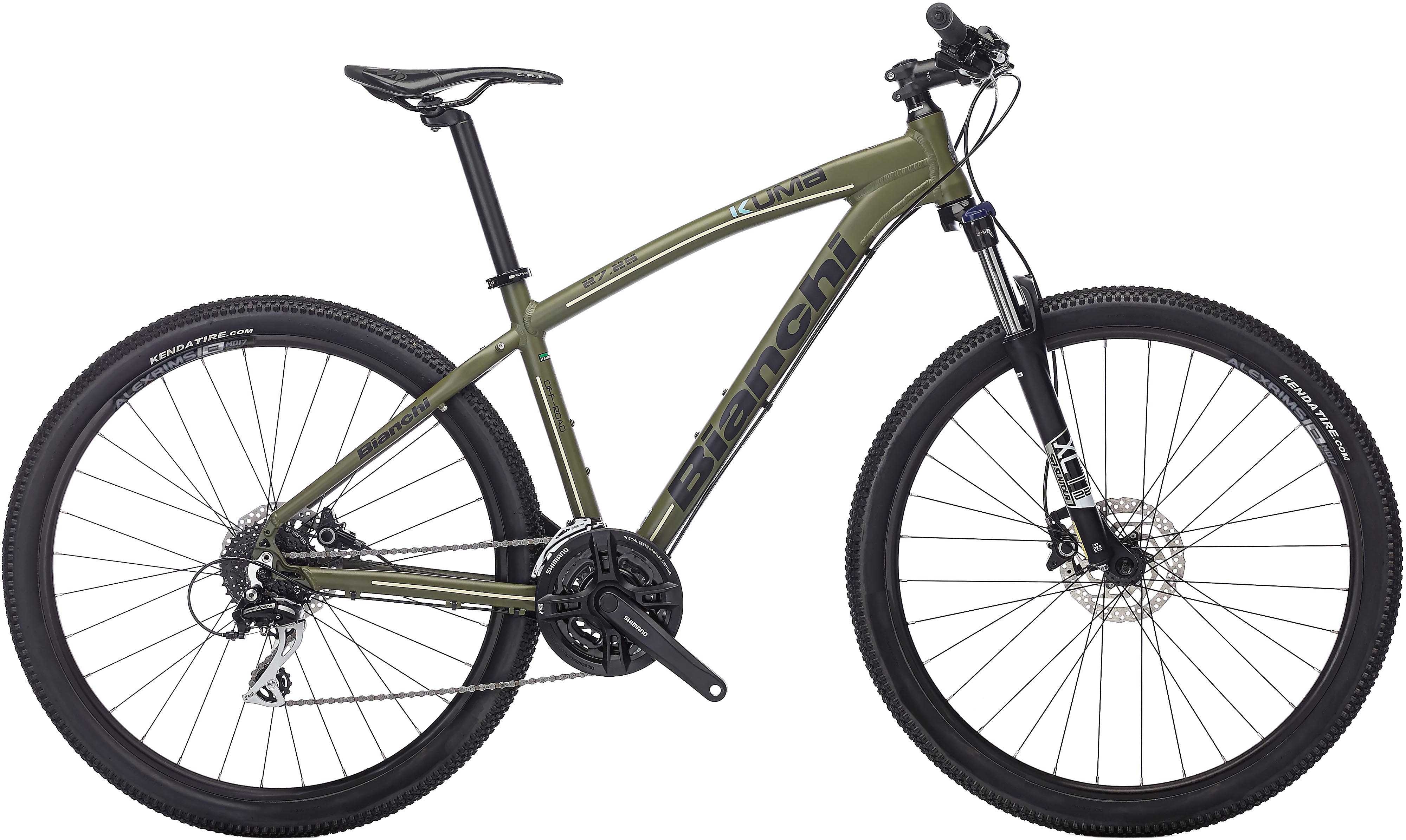 Bianchi Kuma 27.2 gron Cross Country Mountainbikes MTB Cyklar