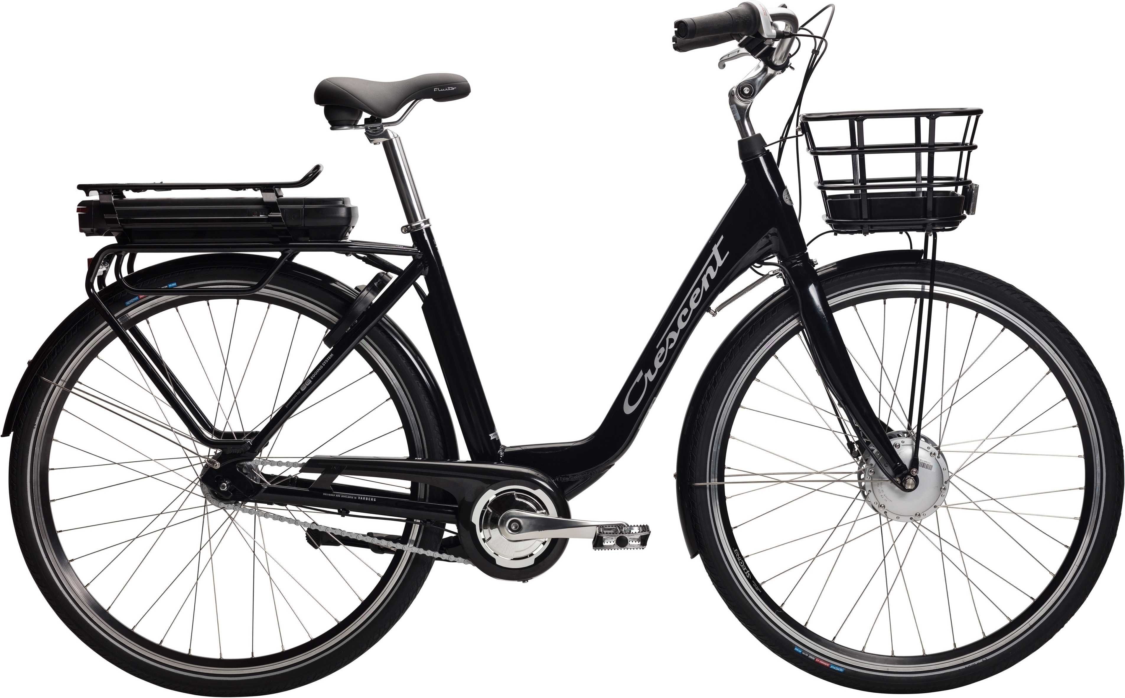 Crescent Elina svart Elcykel motor framhjul Elcyklar