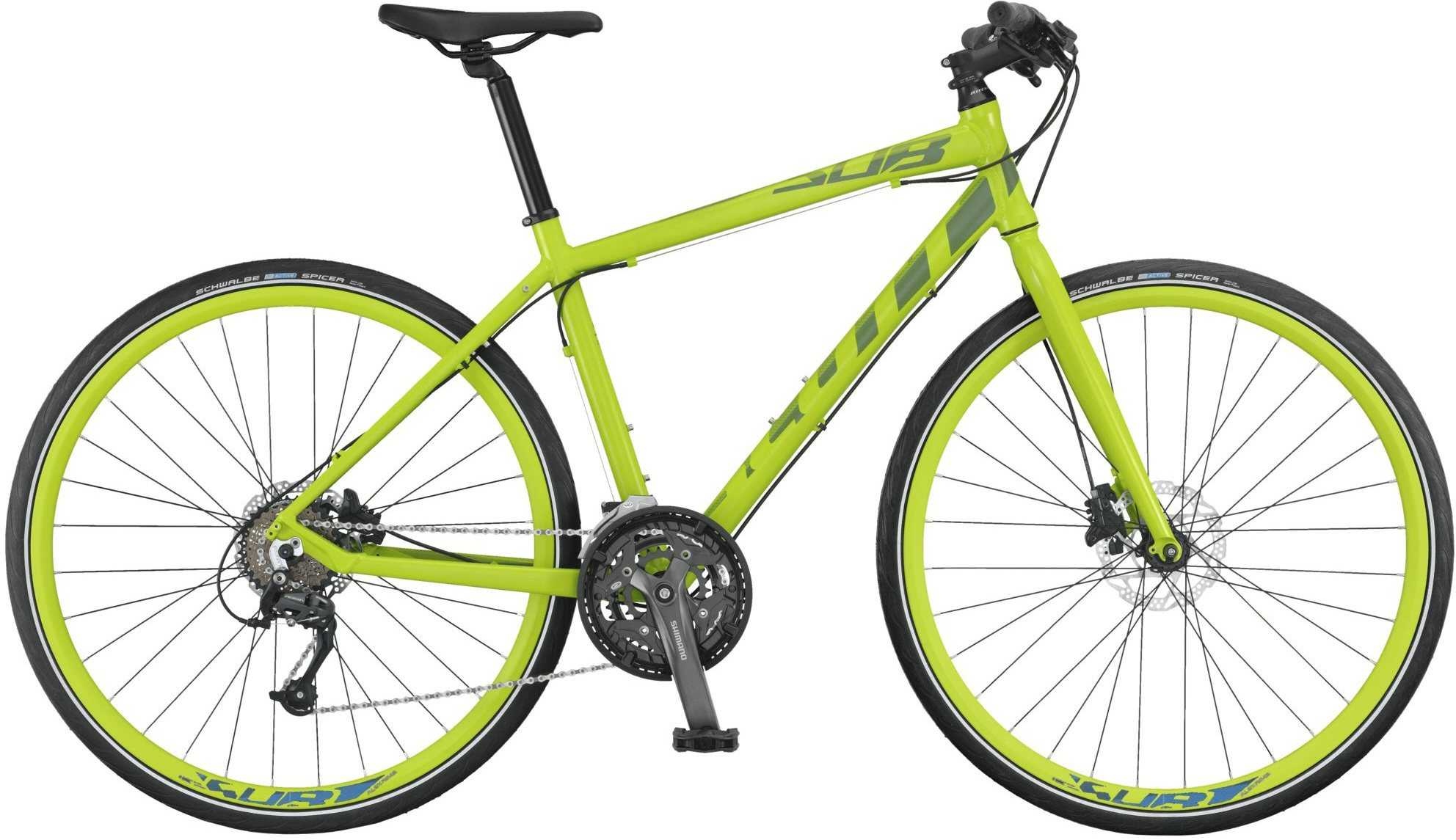 Scott Sub 30 Speed gron Racerhybrider Hybridcyklar Cyklar