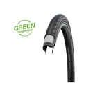 Cykeldäck Schwalbe Delta Cruiser Plus Green PunctureGuard 20 x 1.75 (47-406) black