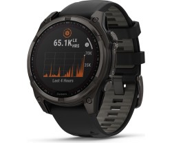 Garmin Träningsklocka Fenix® 8 Sapphire Solar 47 black/black