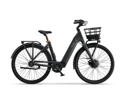 Elcykel Ecoride Ambassador 4 Framhjulsmotor Fotbroms Black