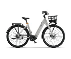 Elcykel Ecoride Ambassador 4 Mittmotor Skivbroms White