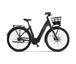 Elcykel Ecoride Ambassador 4 Mittmotor Remdrift Fotbroms Black