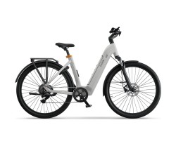Elcykel Ecoride Tripper 4 Bakhjulsmotor Lågt Insteg White