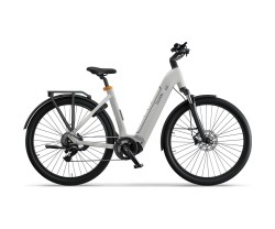 Elcykel Ecoride Tripper 4 Mittmotor Lågt Insteg White