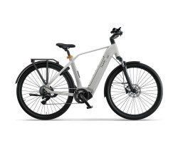 Elcykel Ecoride Tripper 4 Mittmotor Herrcykel White
