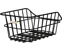 Cykelkorg Basil Cento bak aluminium matt svart