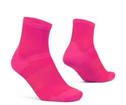 Strumpor Gripgrab Lightweight Airflow Short rosa hi-vis