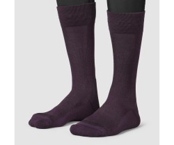 Cykelstrumpor Gripgrab Winter Merino High Cut Röd