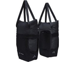 Cykelväska Vaude Twinshopper Black Black