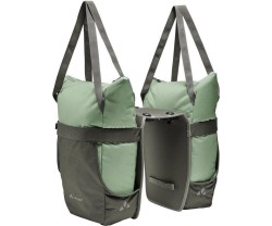 Cykelväska Vaude Twinshopper Willow Green
