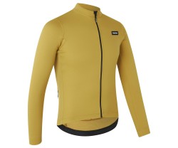 GripGrab EXPLR Merinotech långärmad flossad cykeltröja Mustard Yellow