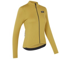 Cykeltröja Gripgrab Dam Gravelin Merinotech Thermal Long Sleeve gul
