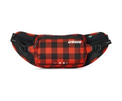Midjebälte USWE Waist 2L Hip Pack Flannel Red