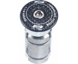 Ohjainlaakerin kansi + expander BBB Powerhead 1 1/8" Hiilikuitu