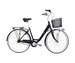 Damcykel MADE Viola City 3-växlad 28" svart