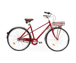 Damcykel Kronan Stilig D3 3-växlad Röd