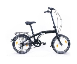 Hopfällbar Cykel Kronan Permis U6 20" 6-växlad svart