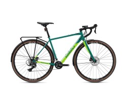 Gravelbike Ghost Road Rage EQ Grön/Gul