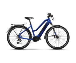Sähköpyörä hybridi Haibike Trekking 4 Mid Sininen