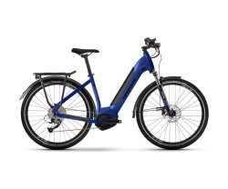 Elcykel hybrid Haibike Trekking 4 Low Blå 