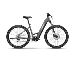 Elcykel hybrid Haibike Trekking 4 Cross Silver 