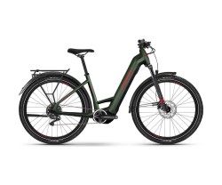 Elcykel hybrid Haibike Trekking 5 Low Grön 
